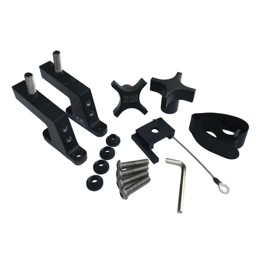 HM-900 – HI-LIFT JACK Jack Mount, Hi-Lift Jack Mounts To Vehicle Hood Black Anodized Aluminum